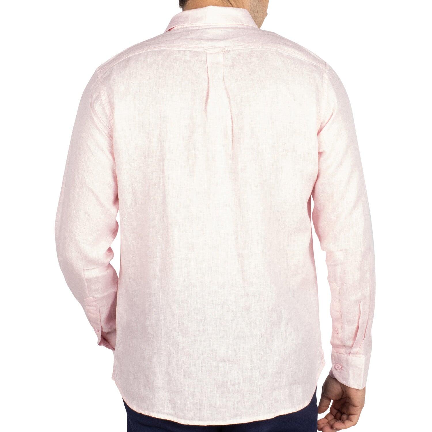 Chemise en lin natural homme 2/6