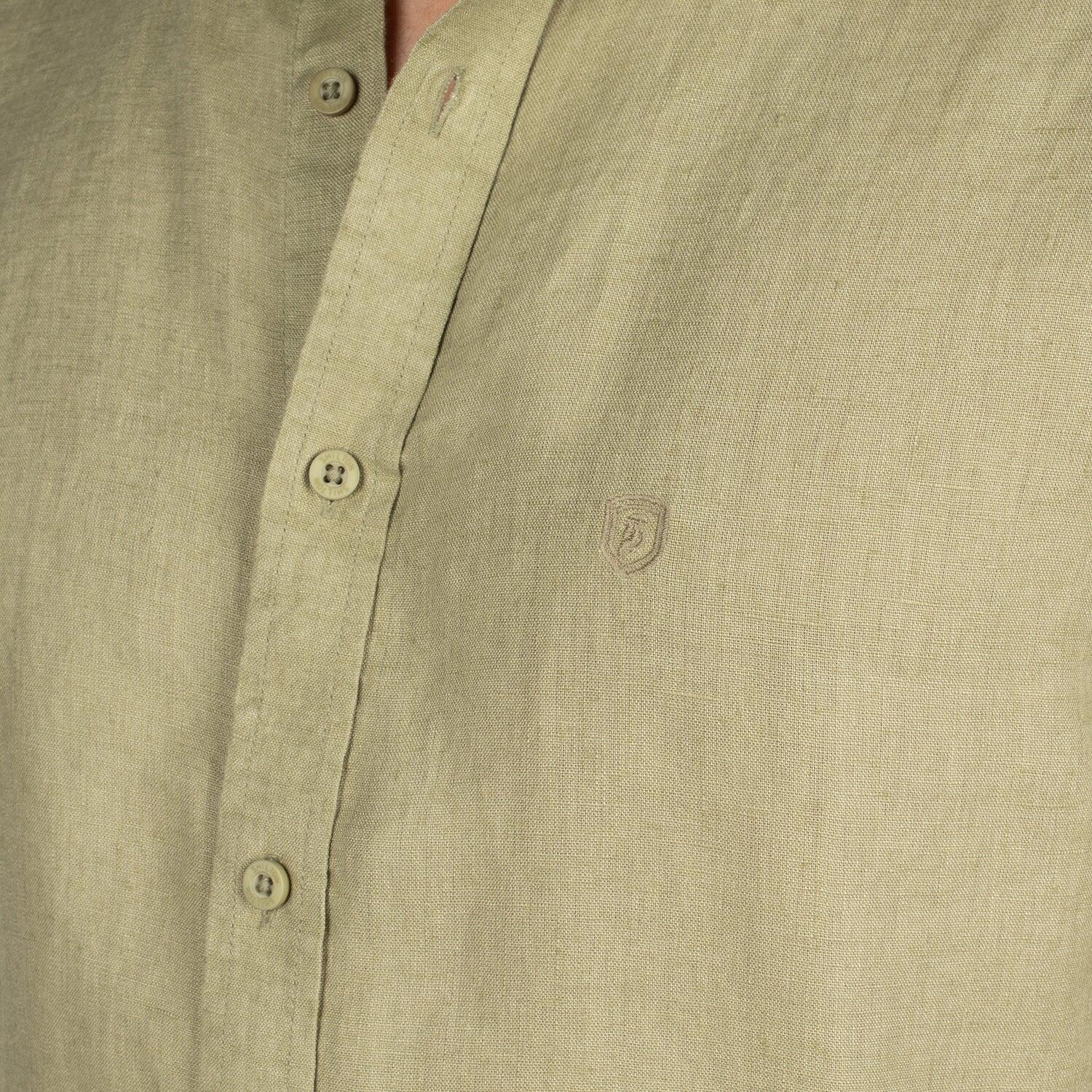 Chemise en lin natural homme 3/6