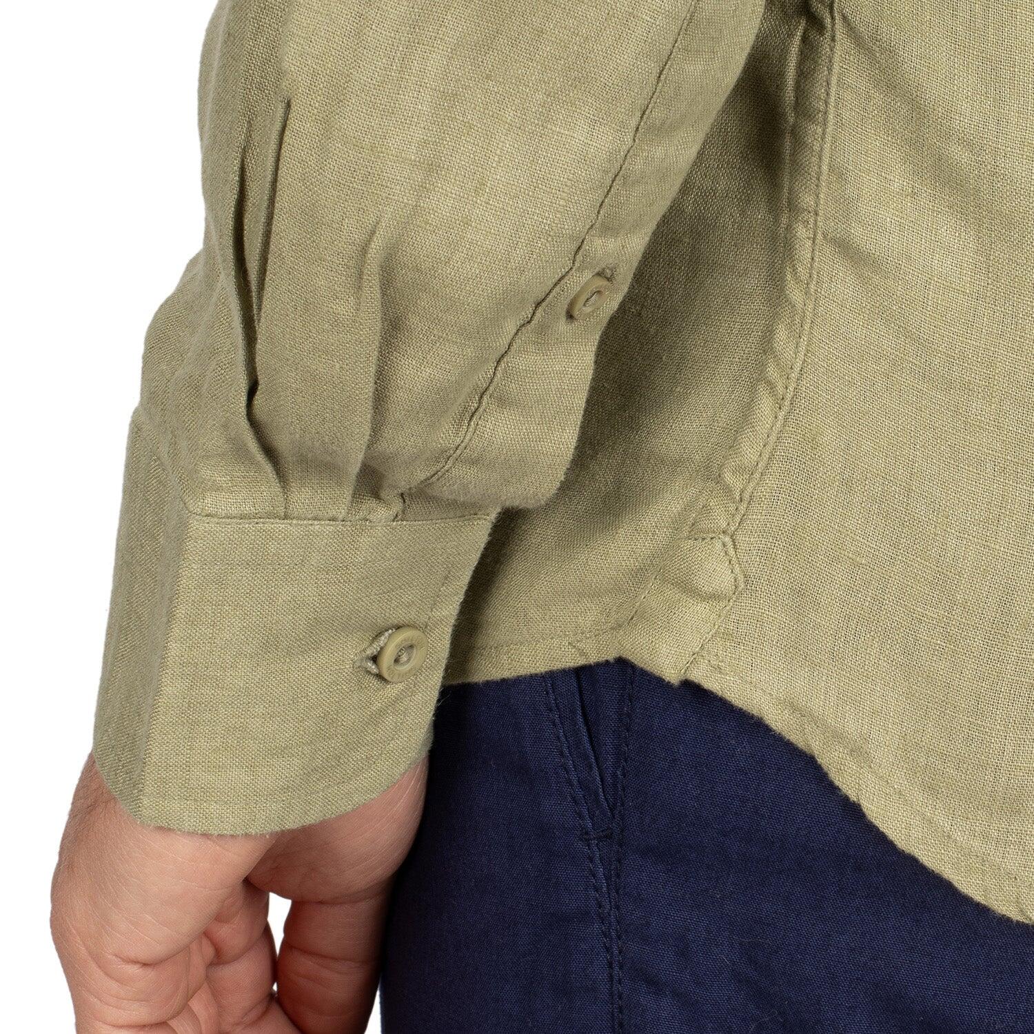 Chemise en lin natural homme 5/6