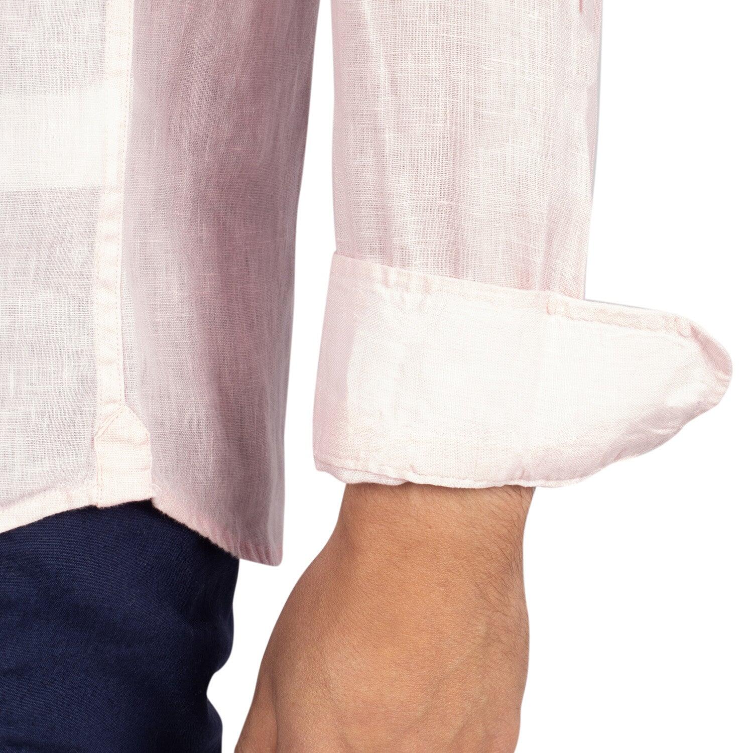 Chemise en lin natural homme 6/6