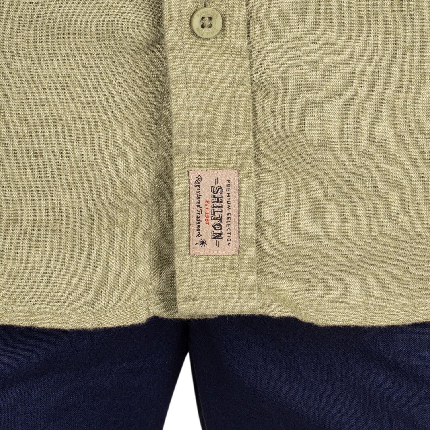 Chemise en lin natural homme 4/6