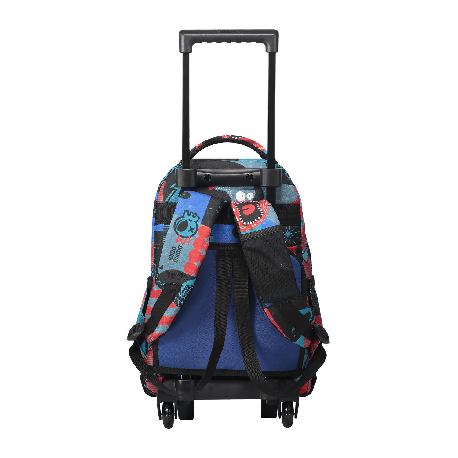 Totto Mochila escolar ruedas Resma Cyber monstruos Poliéster 29.5 x 42 x 16 cm 3/5