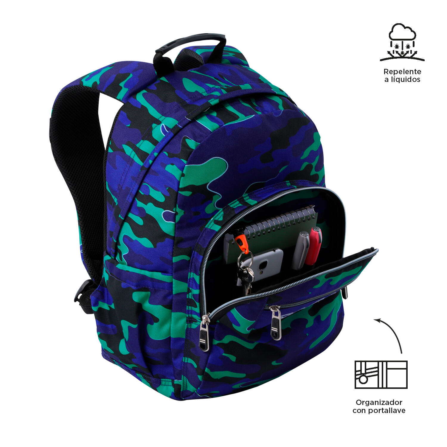 Totto Mochila escolar Gommas Seli Poliéster reciclado 29 x 39 x 14 cm 5/5
