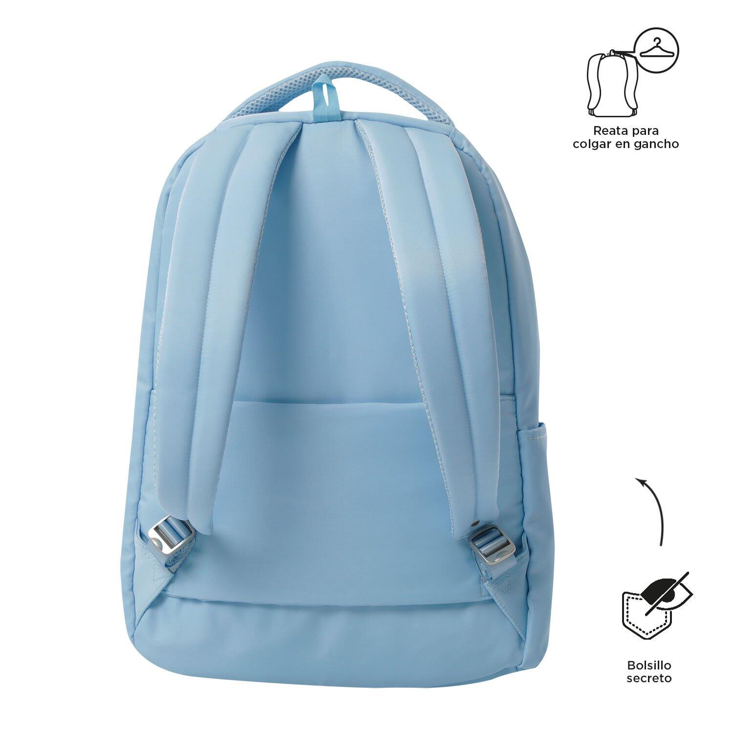Totto  Mochila Adelaide 2 2.0 - Negro Azul Grande 4/5