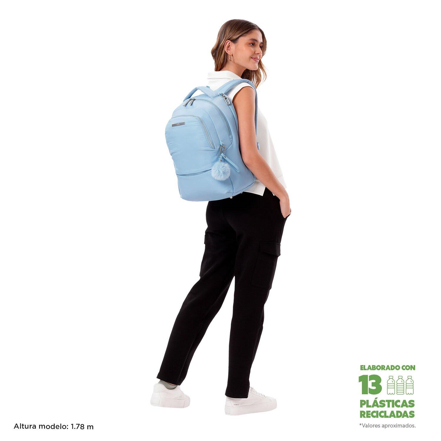 Totto  Mochila Adelaide 2 2.0 - Negro Azul Grande 2/5