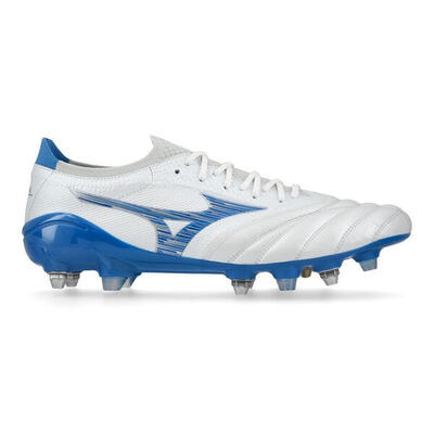 Mizuno morelia neo iv b japan mix voetbalschoenen wit en blauw