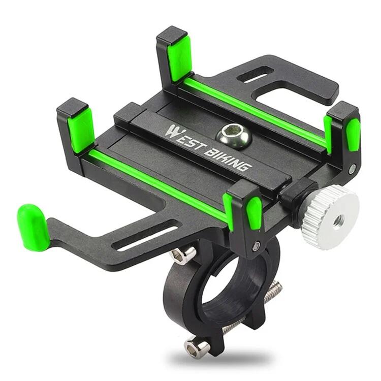 Support de téléphone de guidon de vélo en alliage d'aluminium