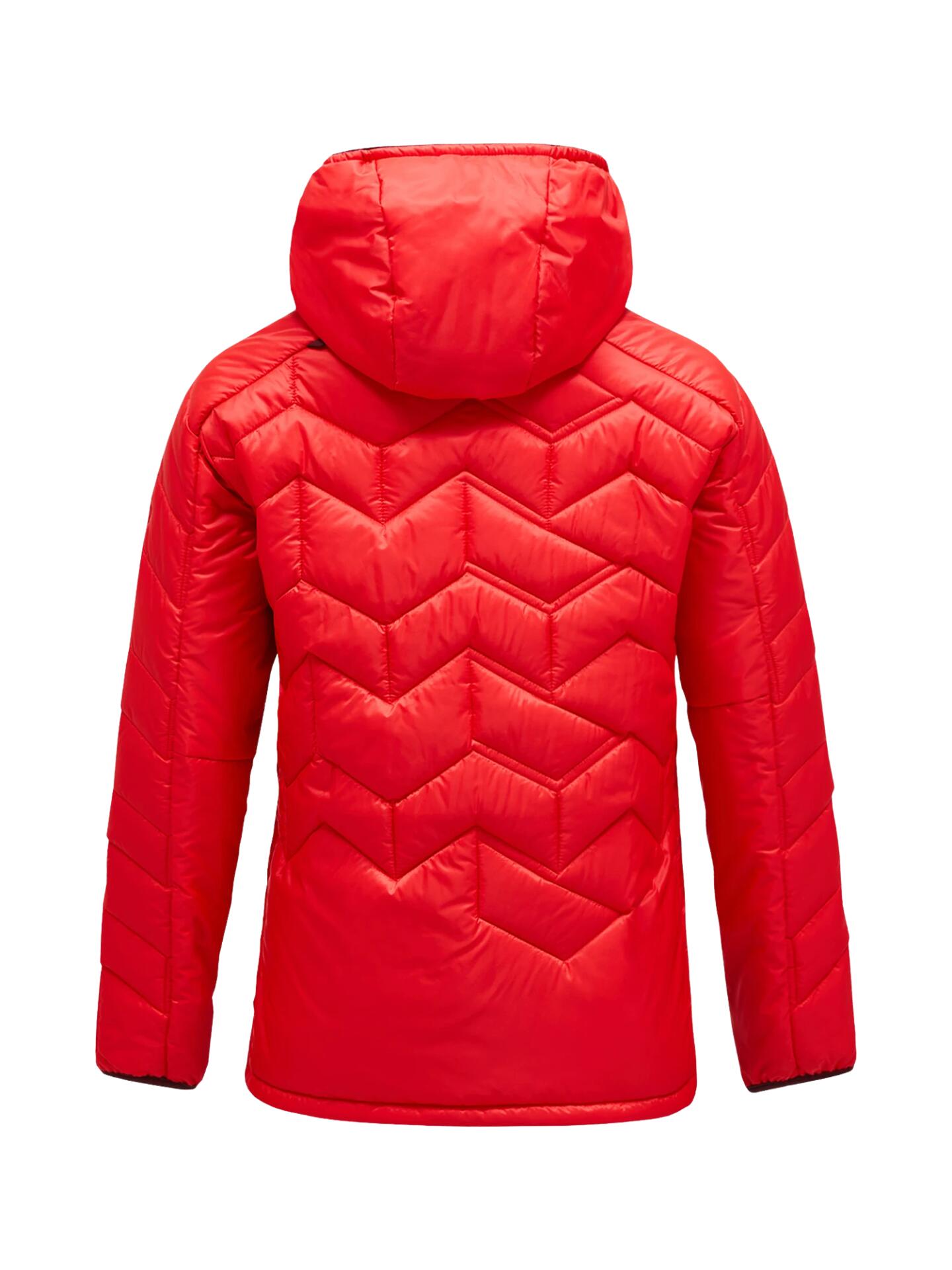 Kurtka Peak Performance damska Elevate Liner Hood Jacket czerwona - L 4/6