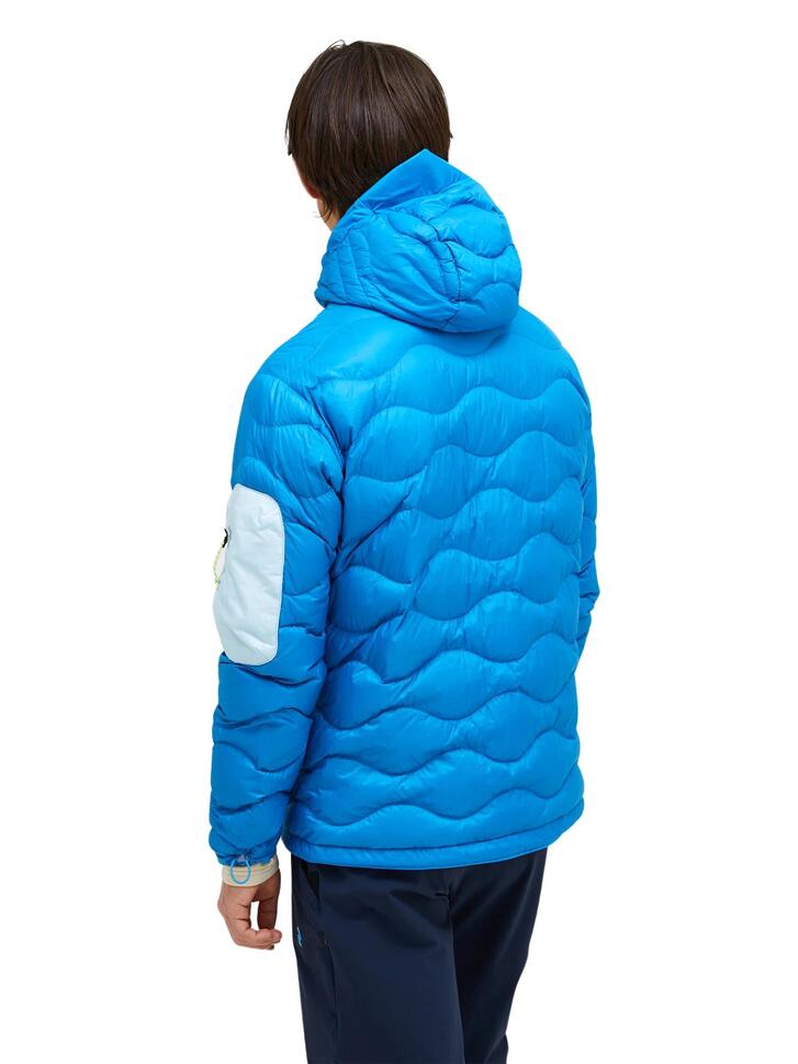 Kurtka Peak Performance puchowa męska Helium Utility Down Hood niebieska - XXL