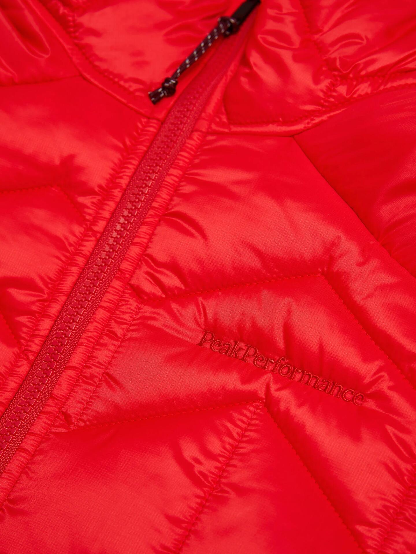 Kurtka Peak Performance damska Elevate Liner Hood Jacket czerwona - L 6/6