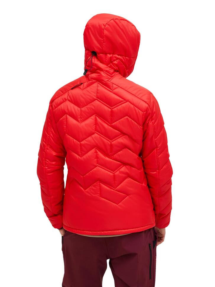 Kurtka Peak Performance damska Elevate Liner Hood Jacket czerwona - M
