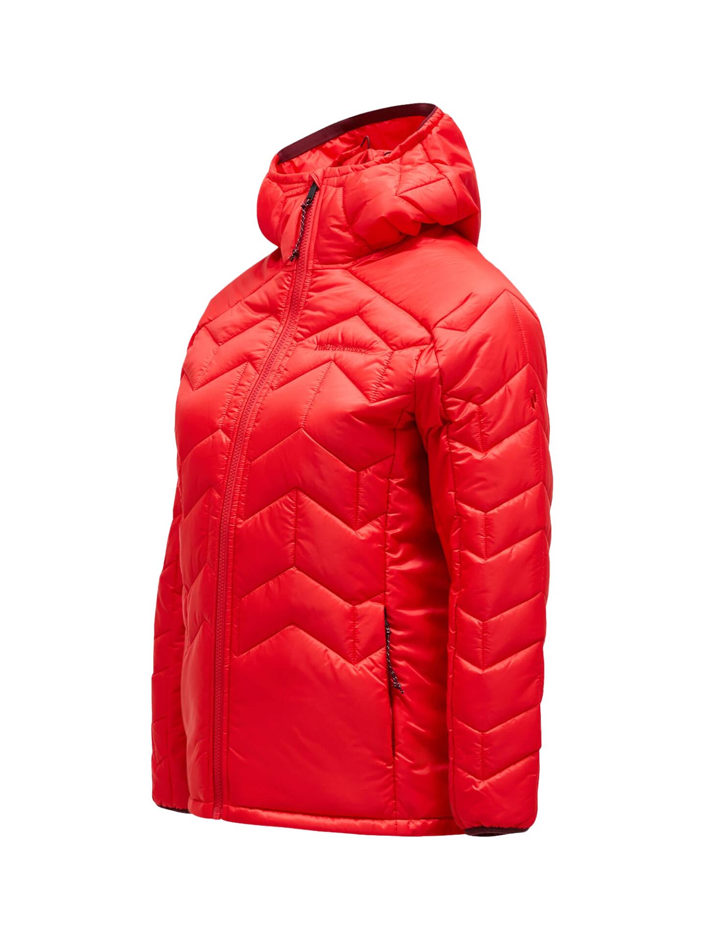 Kurtka Peak Performance damska Elevate Liner Hood Jacket czerwona - L 5/6