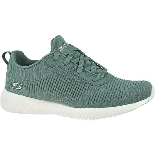 Zapatillas para Mujer Skechers Bobs squad touch talk Verde