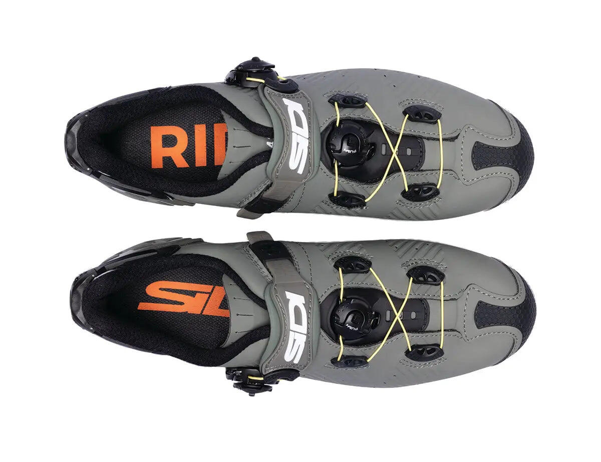 DRAKO 2S SRS Schuhe in Militärgrau/Gelb 4/6