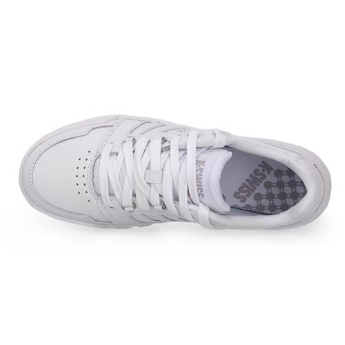 K-SWISS SI-18 RIVAL Baskets cuir femme, blanc, confortables et stables 4/5