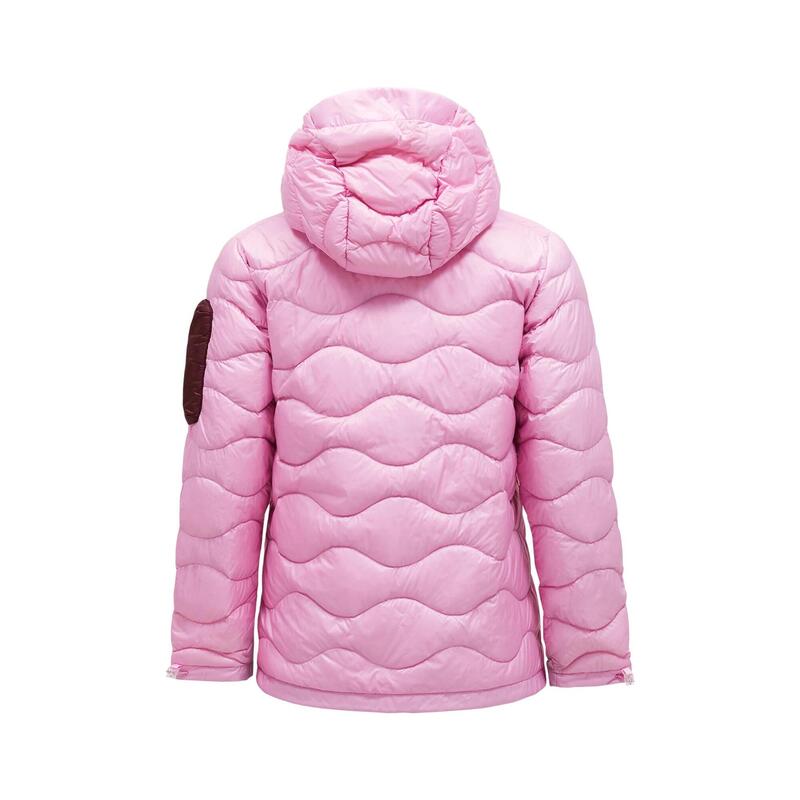 Kurtka Peak Performance puchowa damska Helium Utility Down Hood różowa - XS