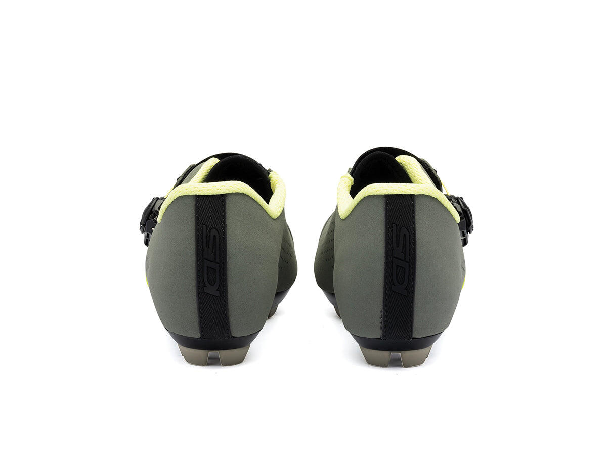 Zapatos AERTIS, verde militar/amarillo 4/6