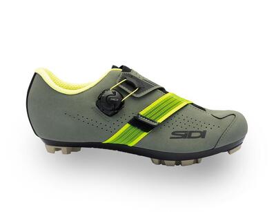 Aertis schoenen, militair groen/geel