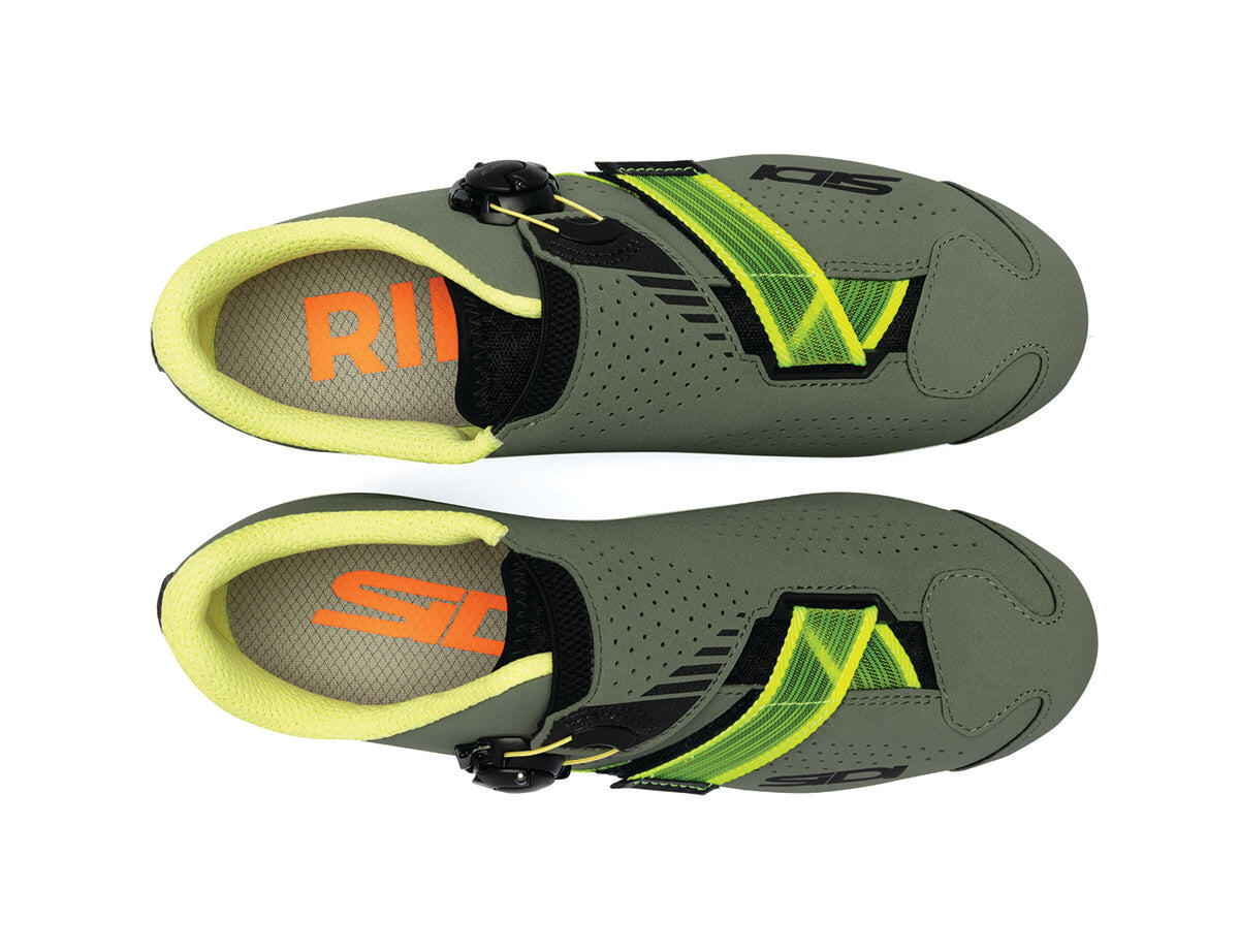 Zapatos AERTIS, verde militar/amarillo 3/6