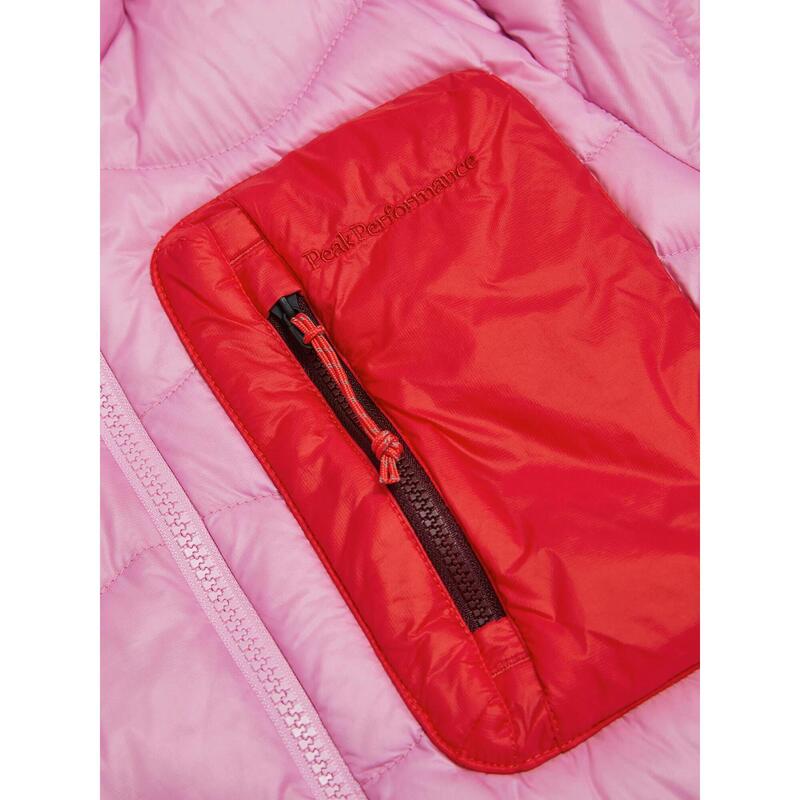 Kurtka Peak Performance puchowa damska Helium Utility Down Hood różowa - XS