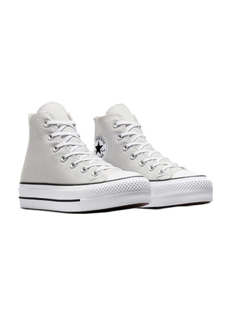 Baskets pour femme Converse All Star Lift plateforme Gris 5/6