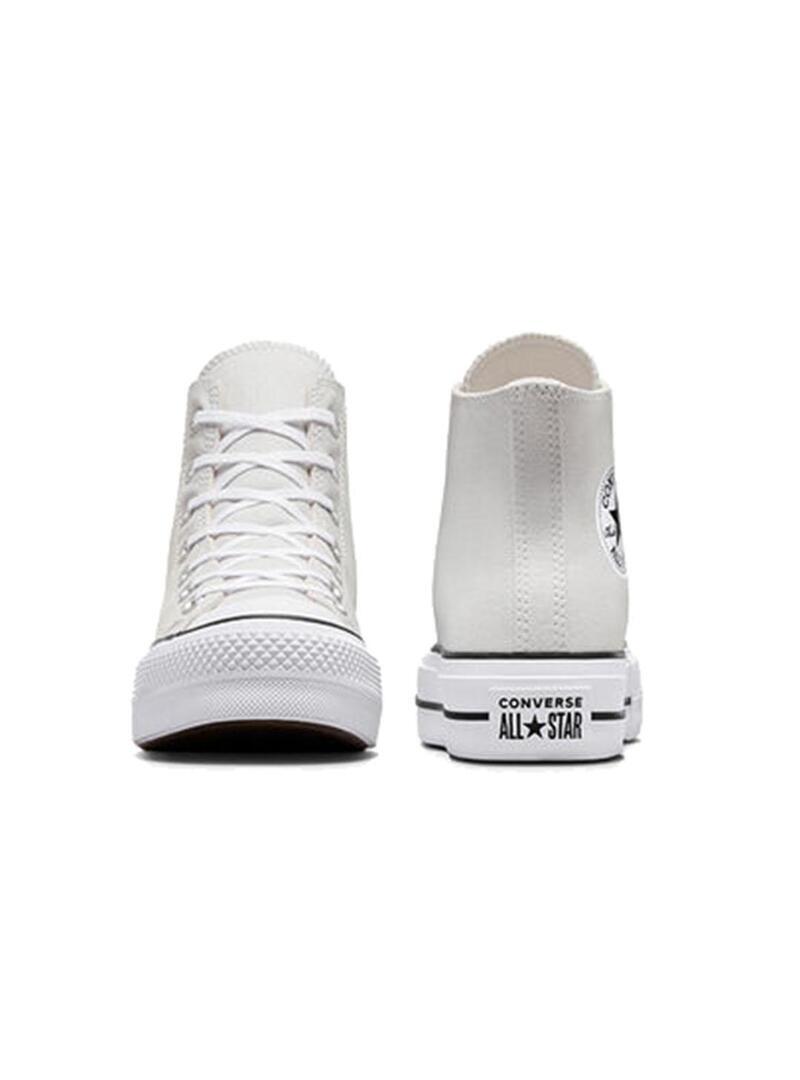 Baskets pour femme Converse All Star Lift plateforme Gris 3/6