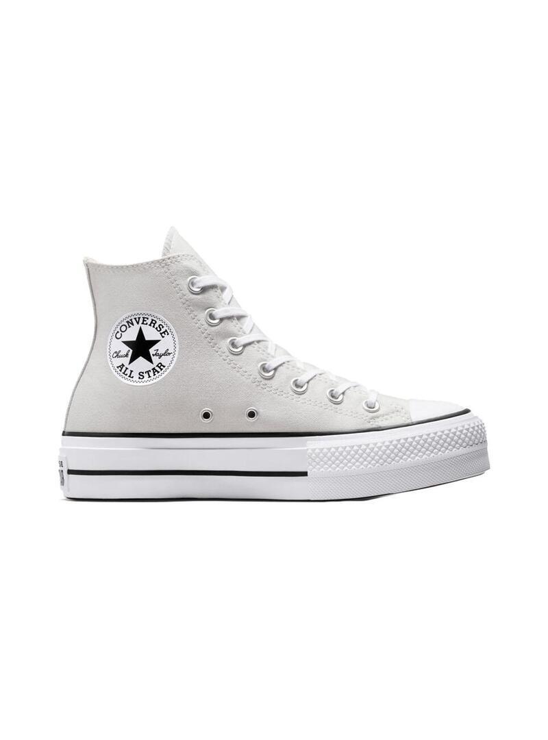 Baskets pour femme Converse All Star Lift plateforme Gris 1/6