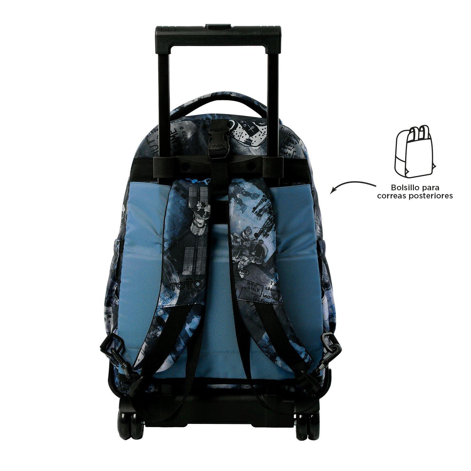 Totto  Mochila desmontable Tiza - Grafily Gris Grande 4/5