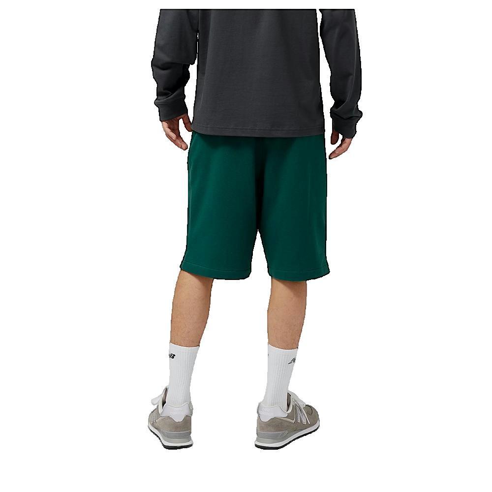 Short Hommes New Balance Core French Terry vert 3/3