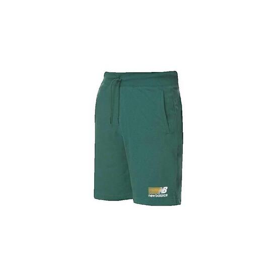 Short Hommes New Balance Core French Terry vert