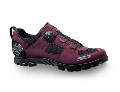 Turbo mtb-schoenen, bordeauxrood/zwart