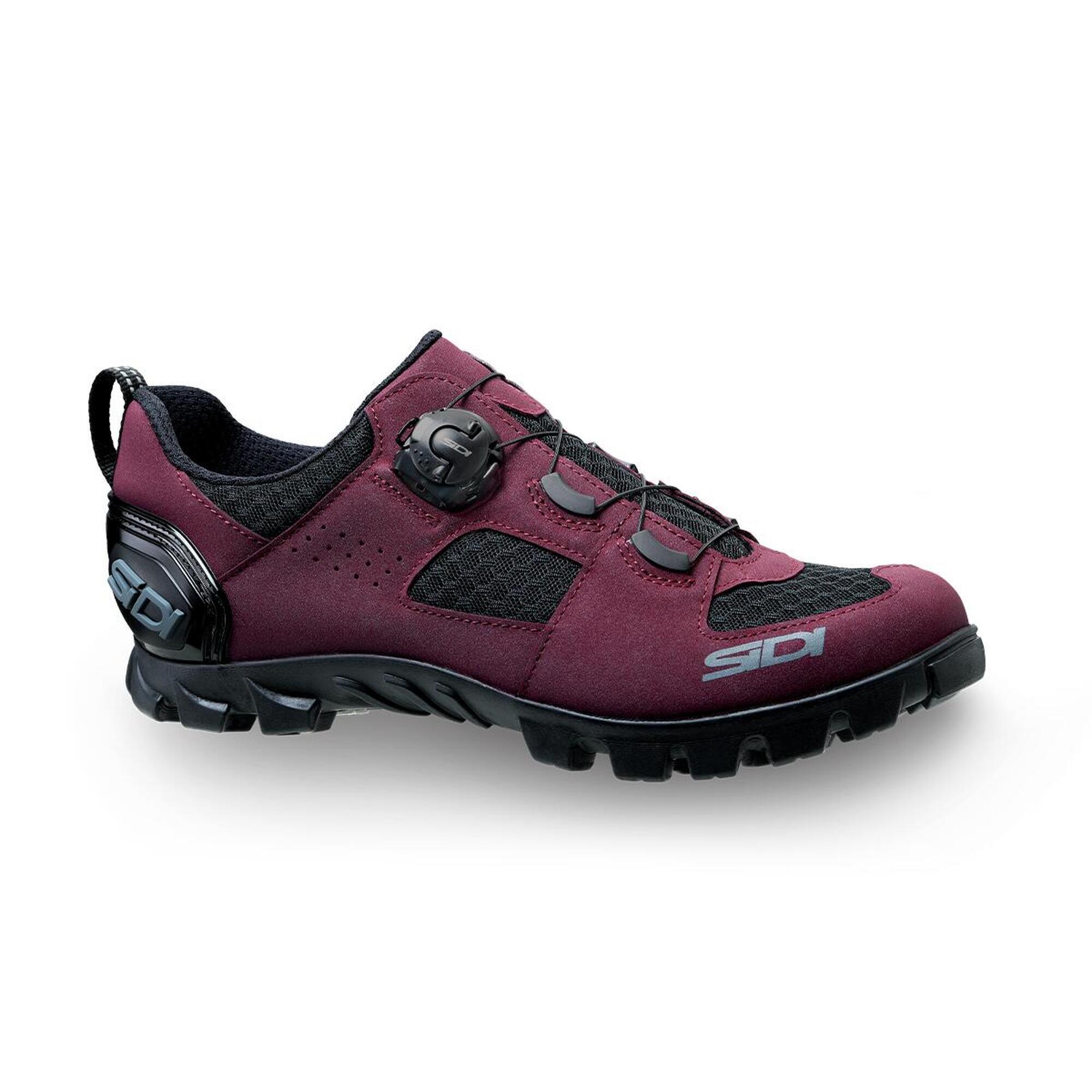 Sidi - Chaussures Mtb Turbo Bordeaux/noir - Chaussures De Vélo - Noir|rouge - 45 - Decathlon