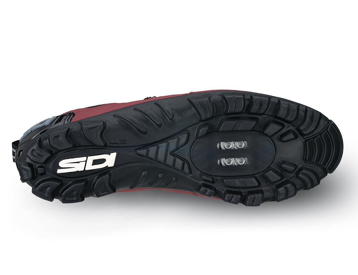 Sapatos TURBO MTB, bordô/preto 5/6
