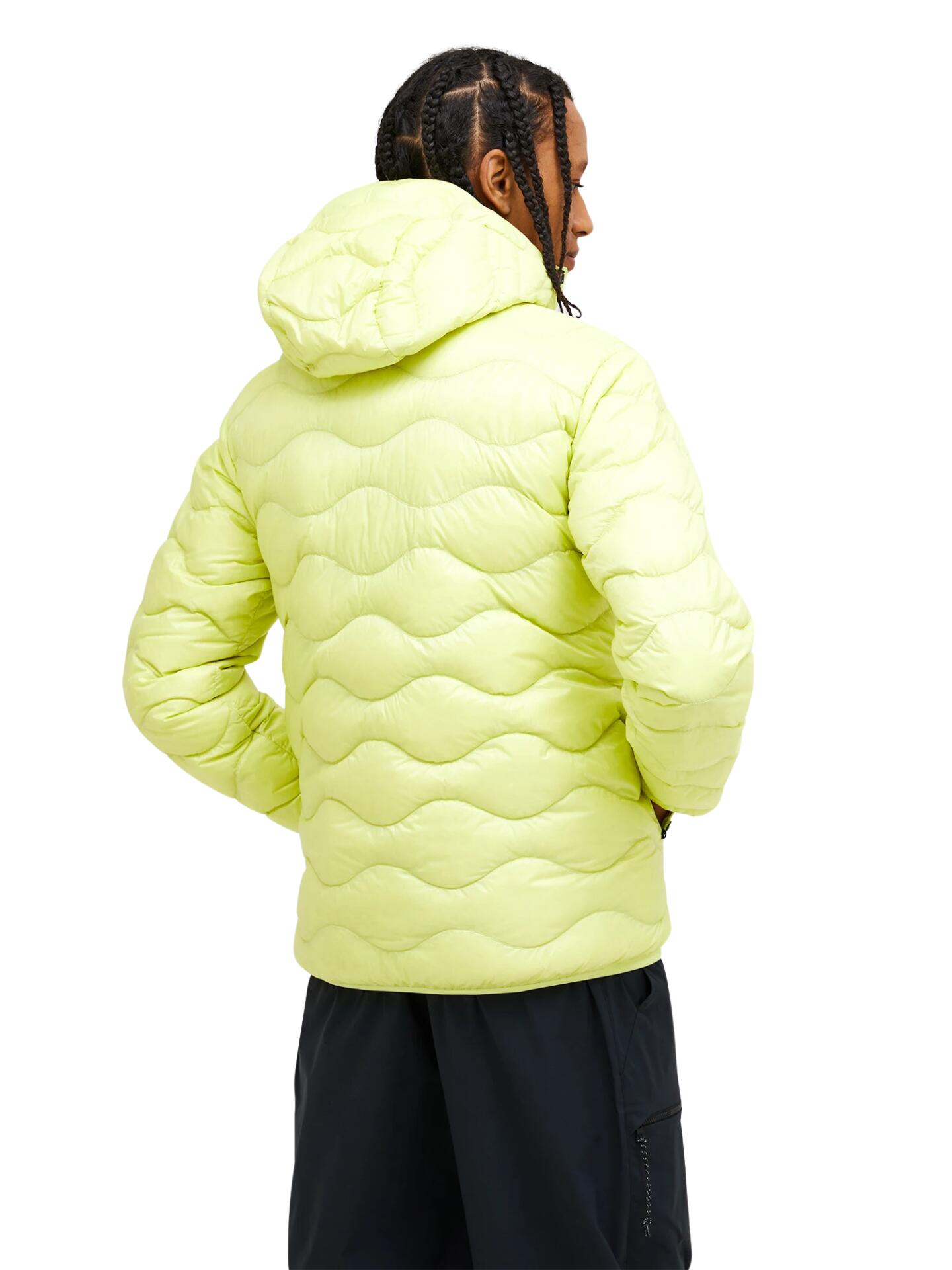 Kurtka Peak Performance puchowa męska Helium Down Hood Jacket żółta - M 2/6