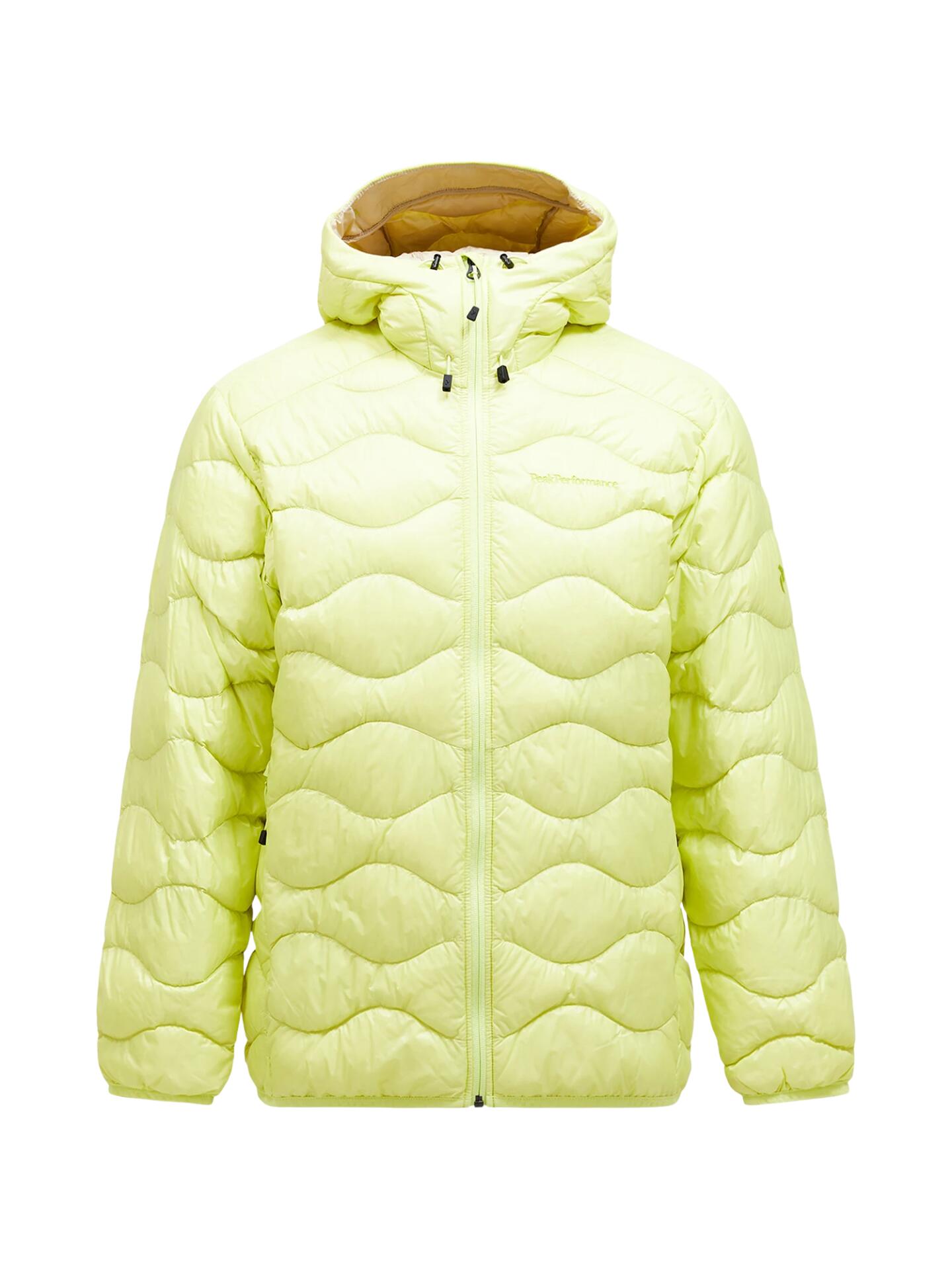 Kurtka Peak Performance puchowa męska Helium Down Hood Jacket żółta - M 3/6