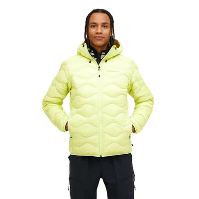 Kurtka Peak Performance puchowa męska Helium Down Hood Jacket żółta - XL