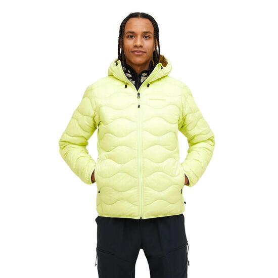 Kurtka Peak Performance puchowa męska Helium Down Hood Jacket żółta - XL