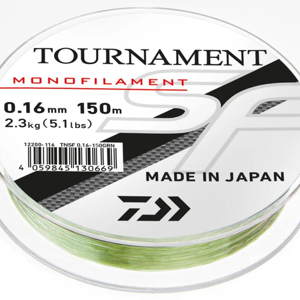 Единична монофиламентна въдица Daiwa Tournament SF 0,36 мм/11,1 кг/300 м зелена