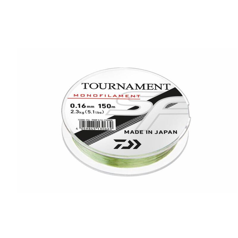 FIR MONO DAIWA TOURNAMENT SF 0,20MM/3,5KG/150M GREEN