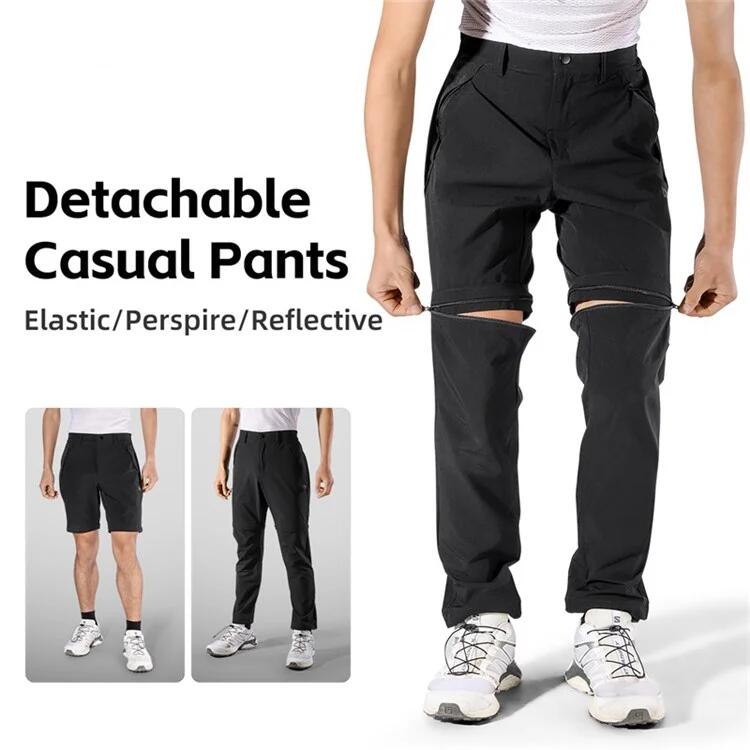 Pantaloni sportivi casual staccabili per il ciclismo pantaloncini traspiranti 4/7