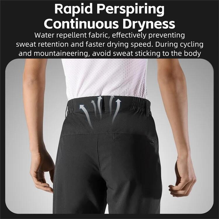 Pantaloni sportivi casual staccabili per il ciclismo pantaloncini traspiranti 7/7