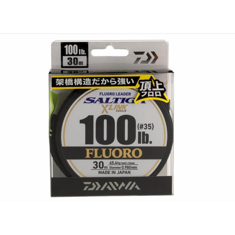 Fir fluorocarbon leader Daiwa Saltiga FC Leader X Link 0.64 mm, 50 lbs, 30 m