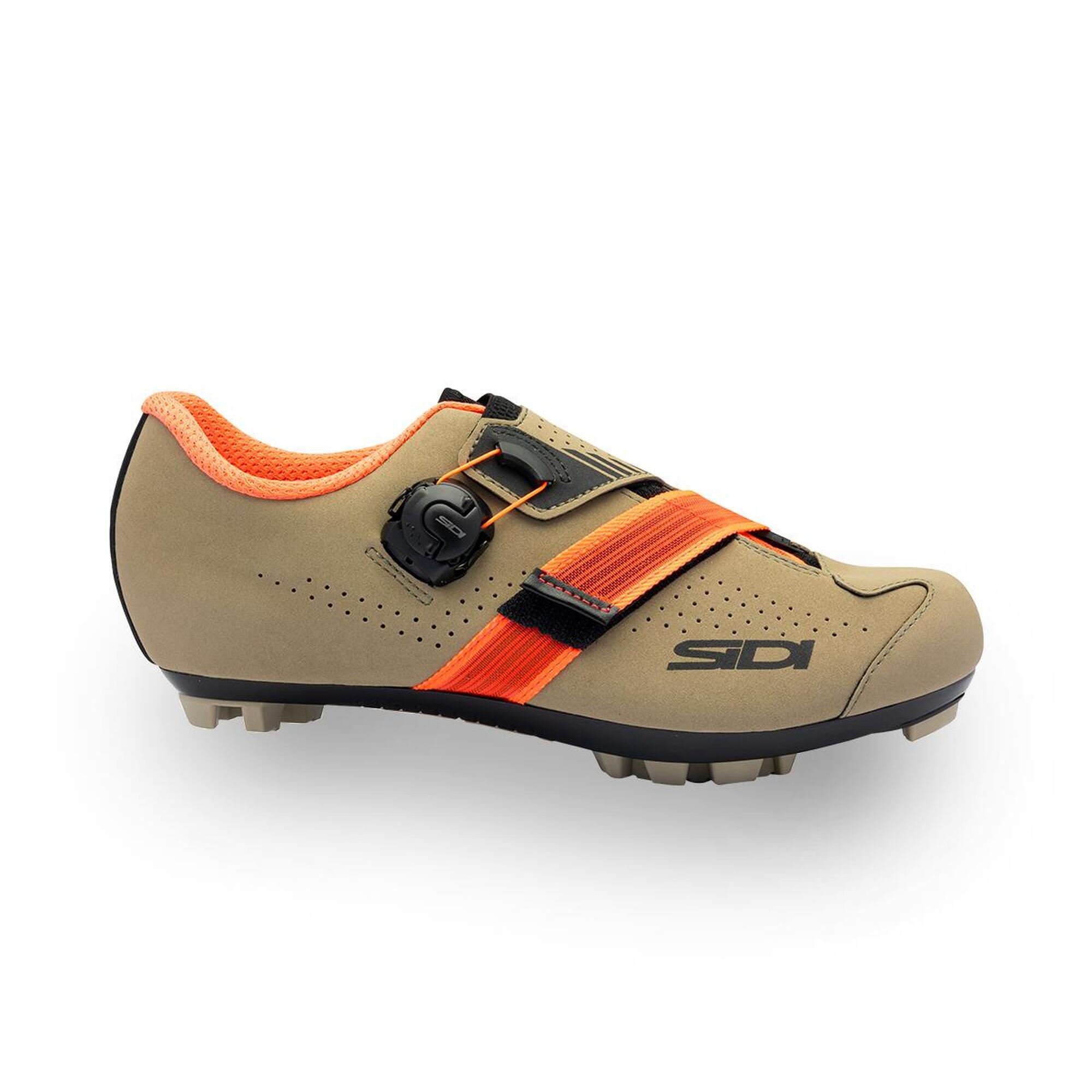 Sidi - Chaussures Aertis Femme Beige/corail - Chaussures De Vélo - Beige|orange - Decathlon