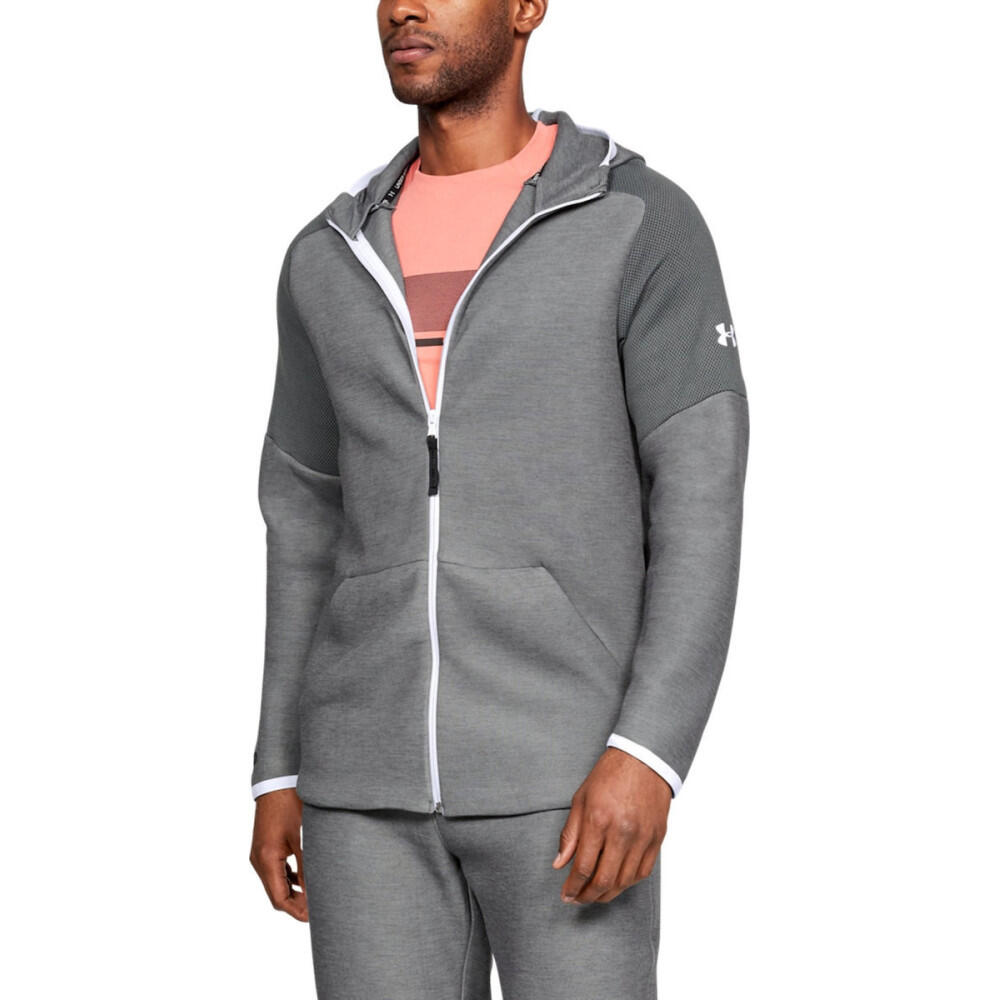 Felpa con cappuccio Under Armour UNSTOPPABLE MOVE LIGHT FULL ZIP da uomo 3/4