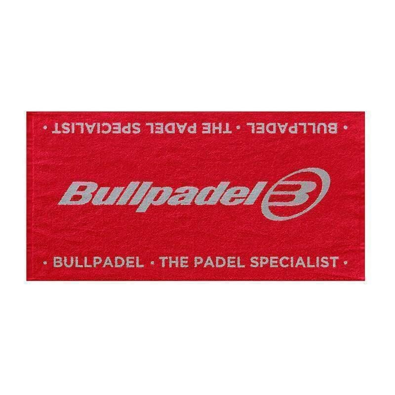 Toalha bullpadel 100x50 vermelha