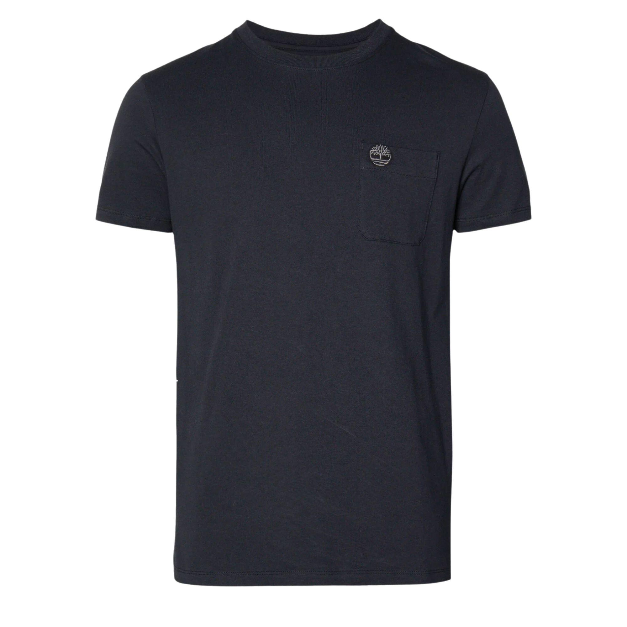 T-shirt Dunstan River Pocket Zwart - TB0A2CQYX65 4/4