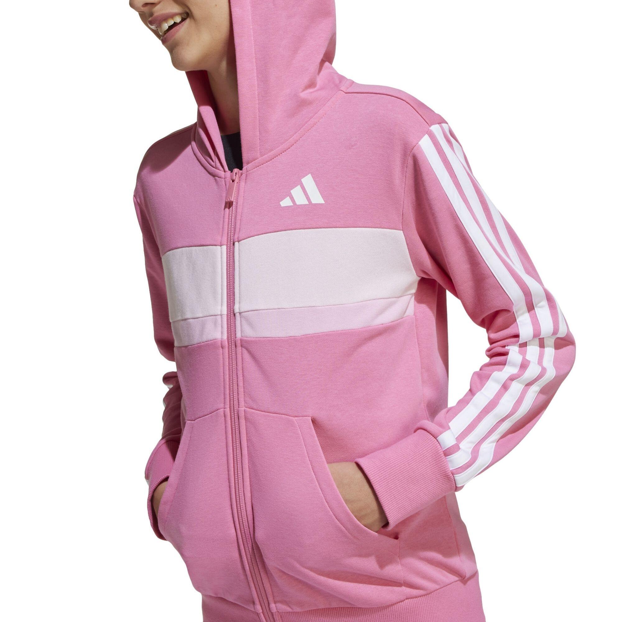 Survêtement Essentials Tiberio 3-Stripes Rose - JI6037 3/5