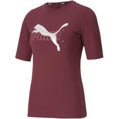 T-shirt puma nu-tility t-shirt. rood. dames
