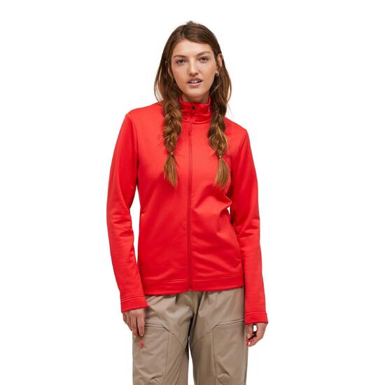 Bluza Peak Performance damska Rider Tech Zip Jacket czerwona - S