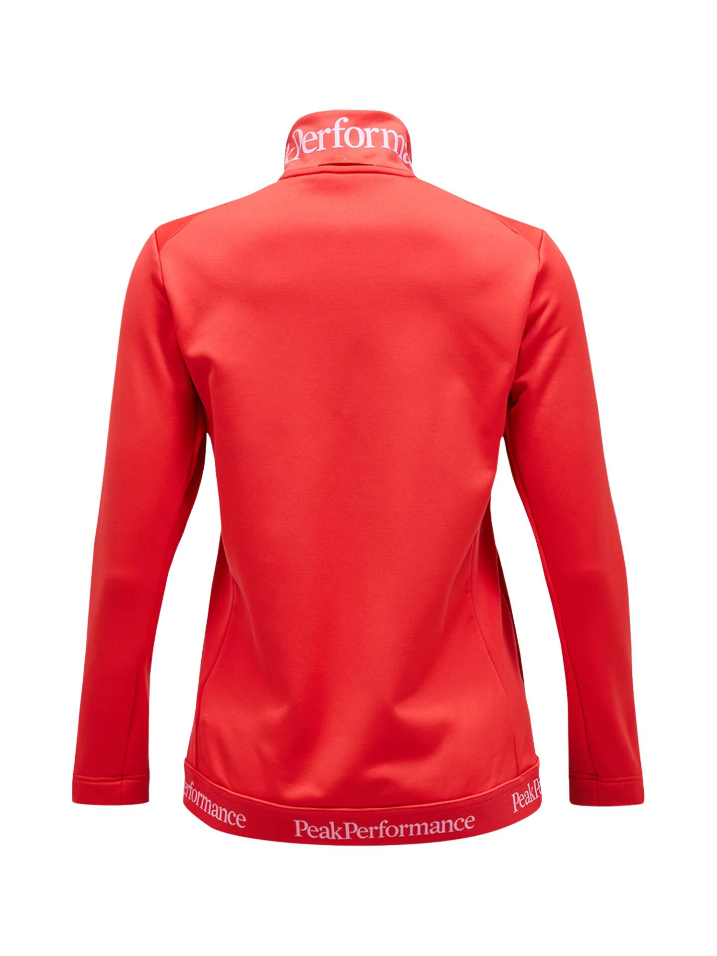 Bluza Peak Performance damska Rider Tech Zip Jacket czerwona - M 4/6